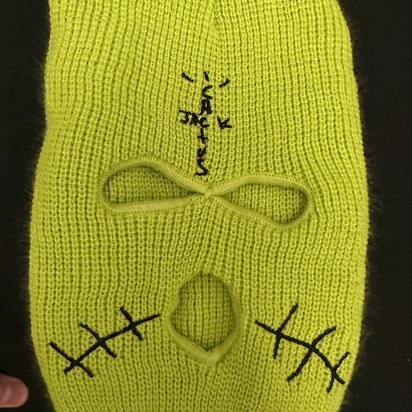 Travis Scott Cactus Jack Jackboys Neon Mask - Picture 3 of 3